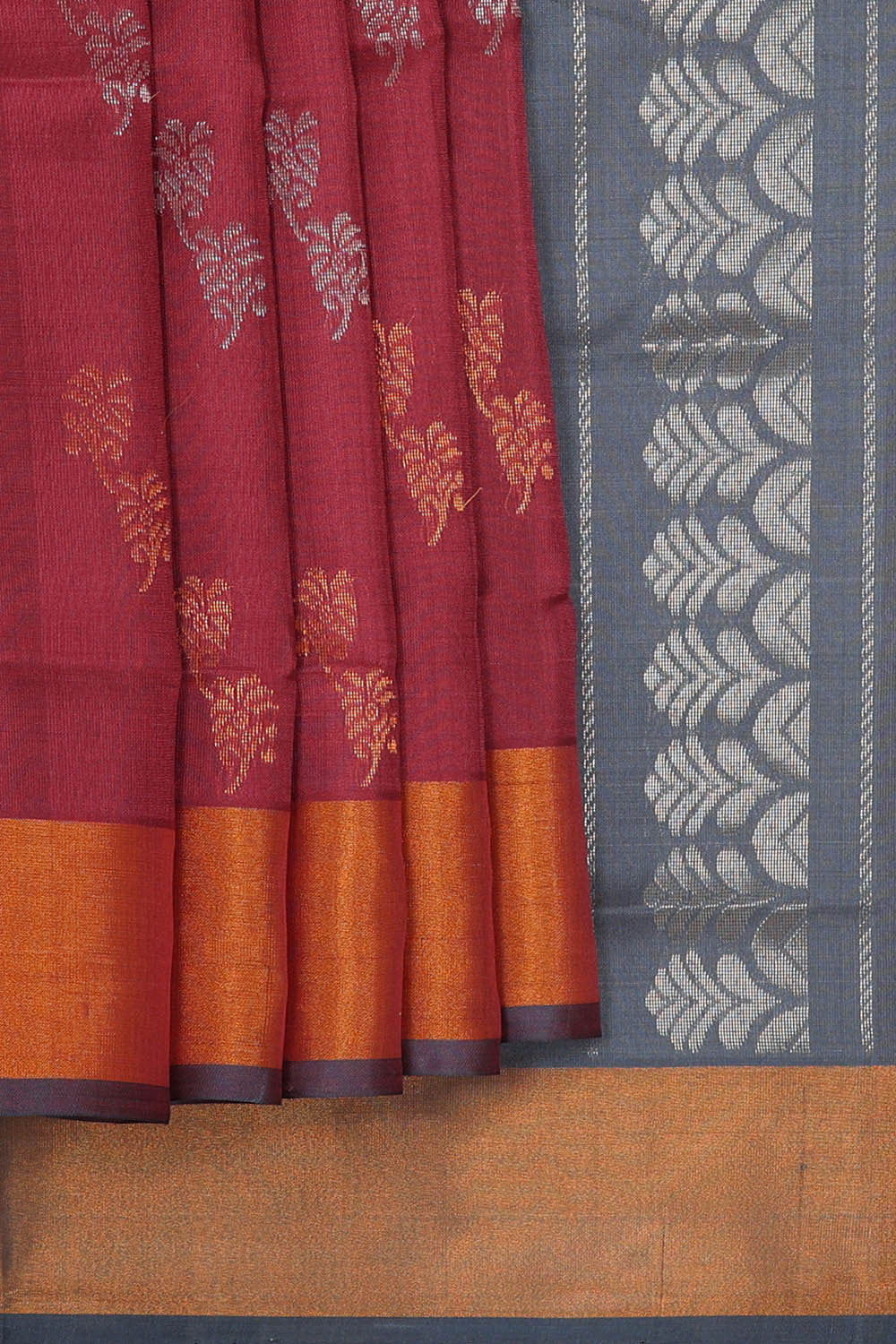 Uppada Silk Red Saree
