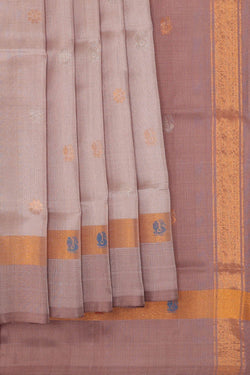 Image of Uppada Silk Dusty Pink Saree