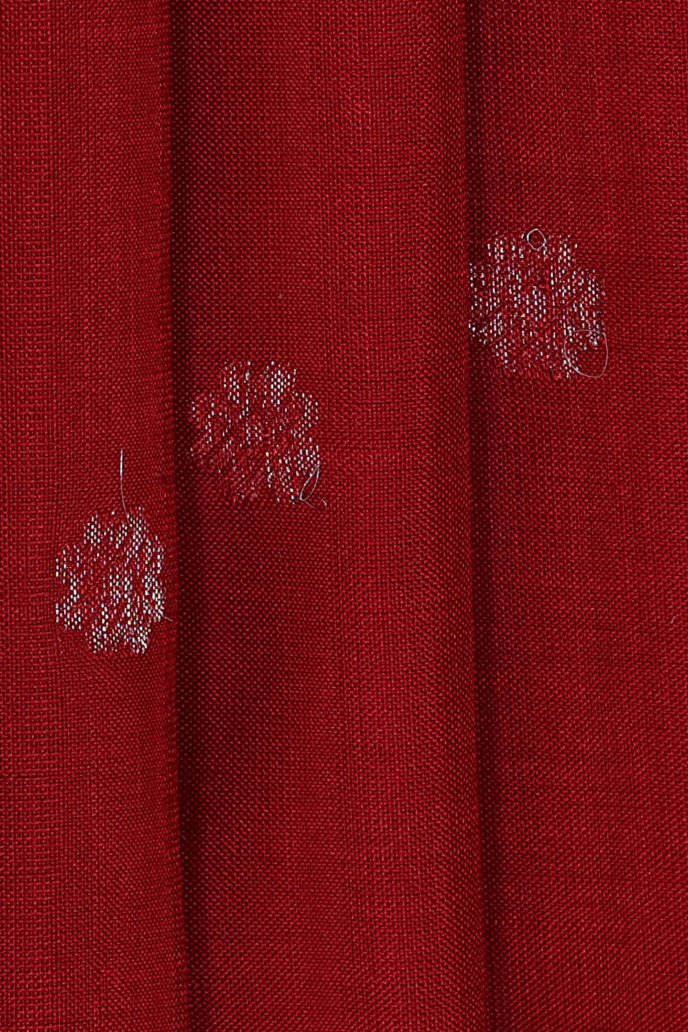 Image of Uppada Silk Dark Red Saree