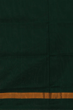 Image of Uppada Silk Golden Green Saree