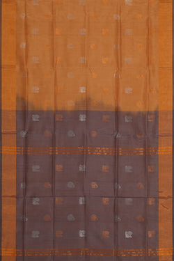 Image of Uppada Silk Gold Cream Saree