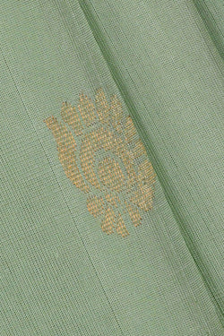 Image of Uppada Silk Mint Green Saree