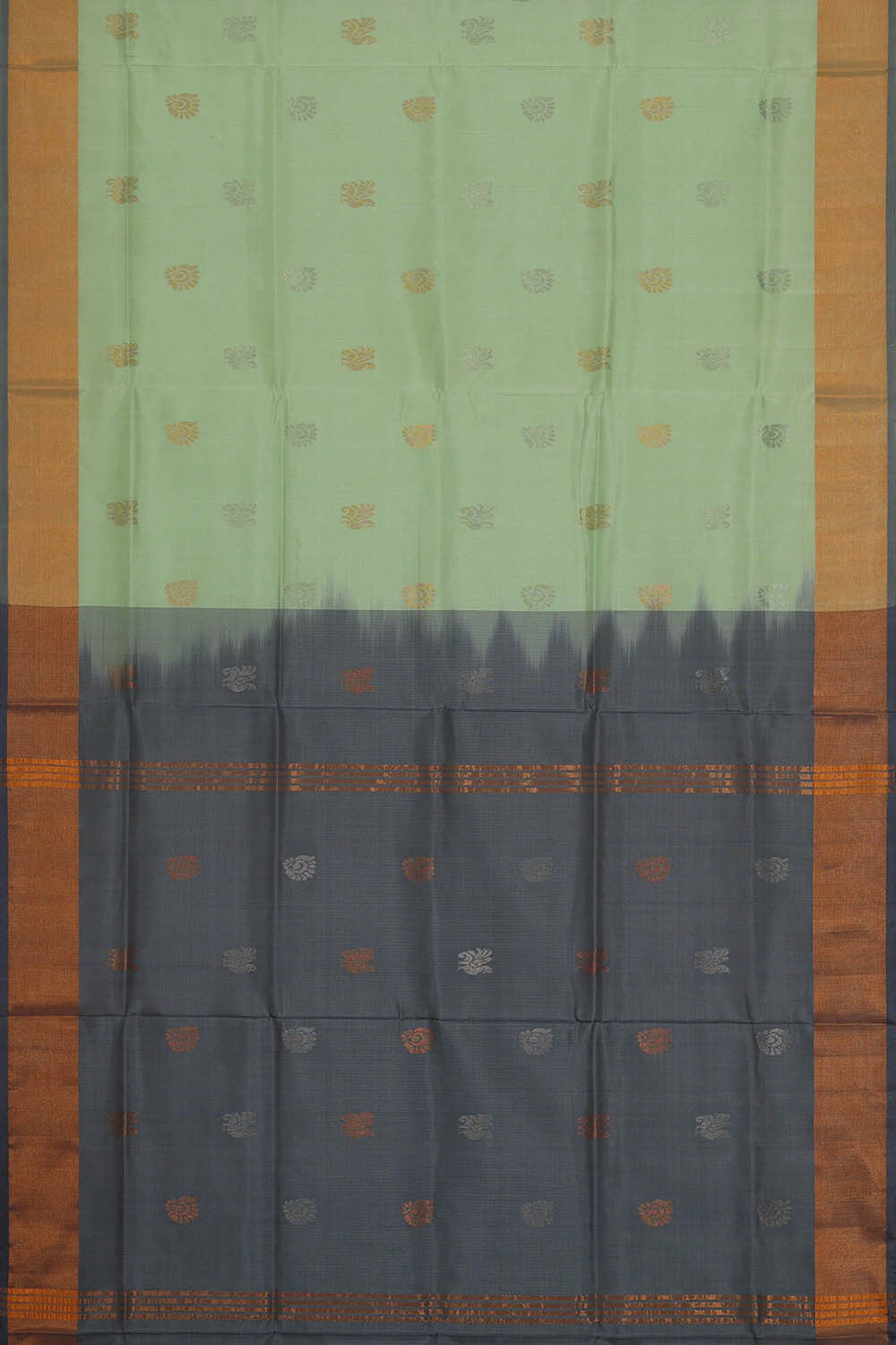 Uppada Silk Mint Green Saree