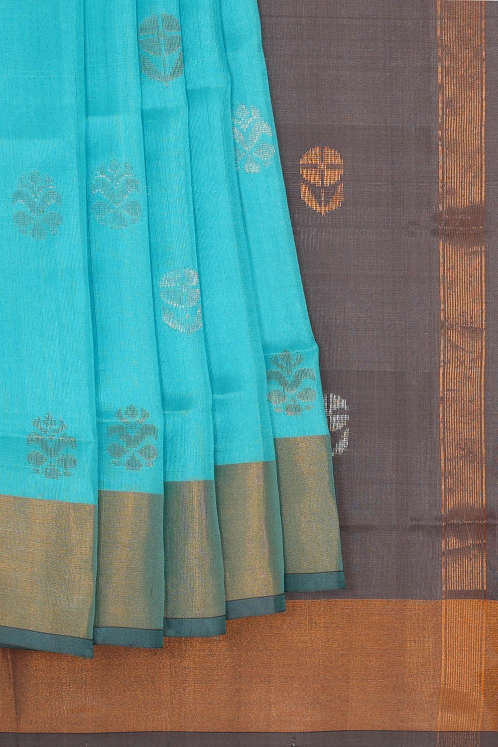 Uppada Silk Sky Blue Saree