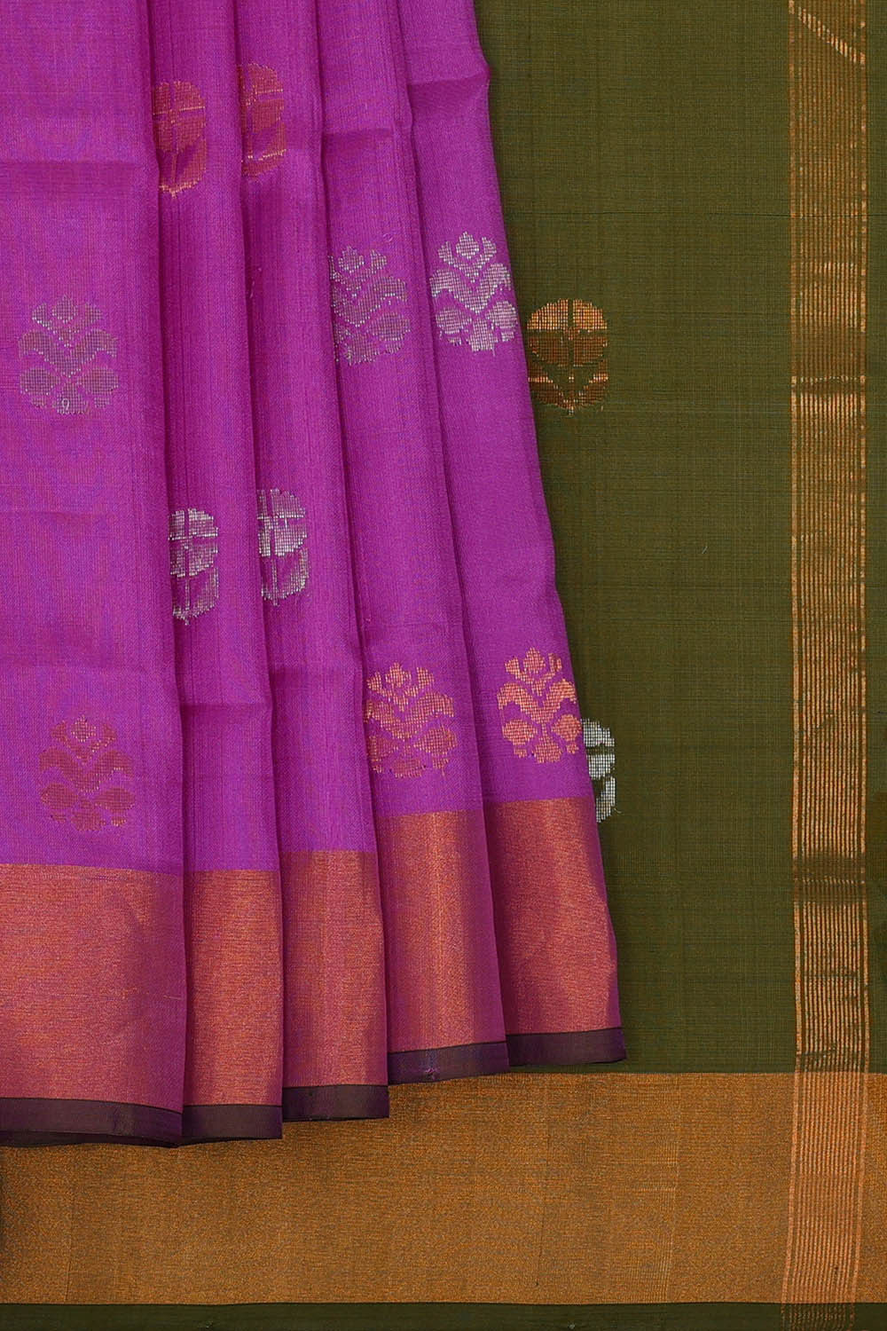 Uppada Silk Lavender Pink Saree