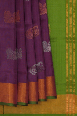 Image of Uppada Silk Purple Saree