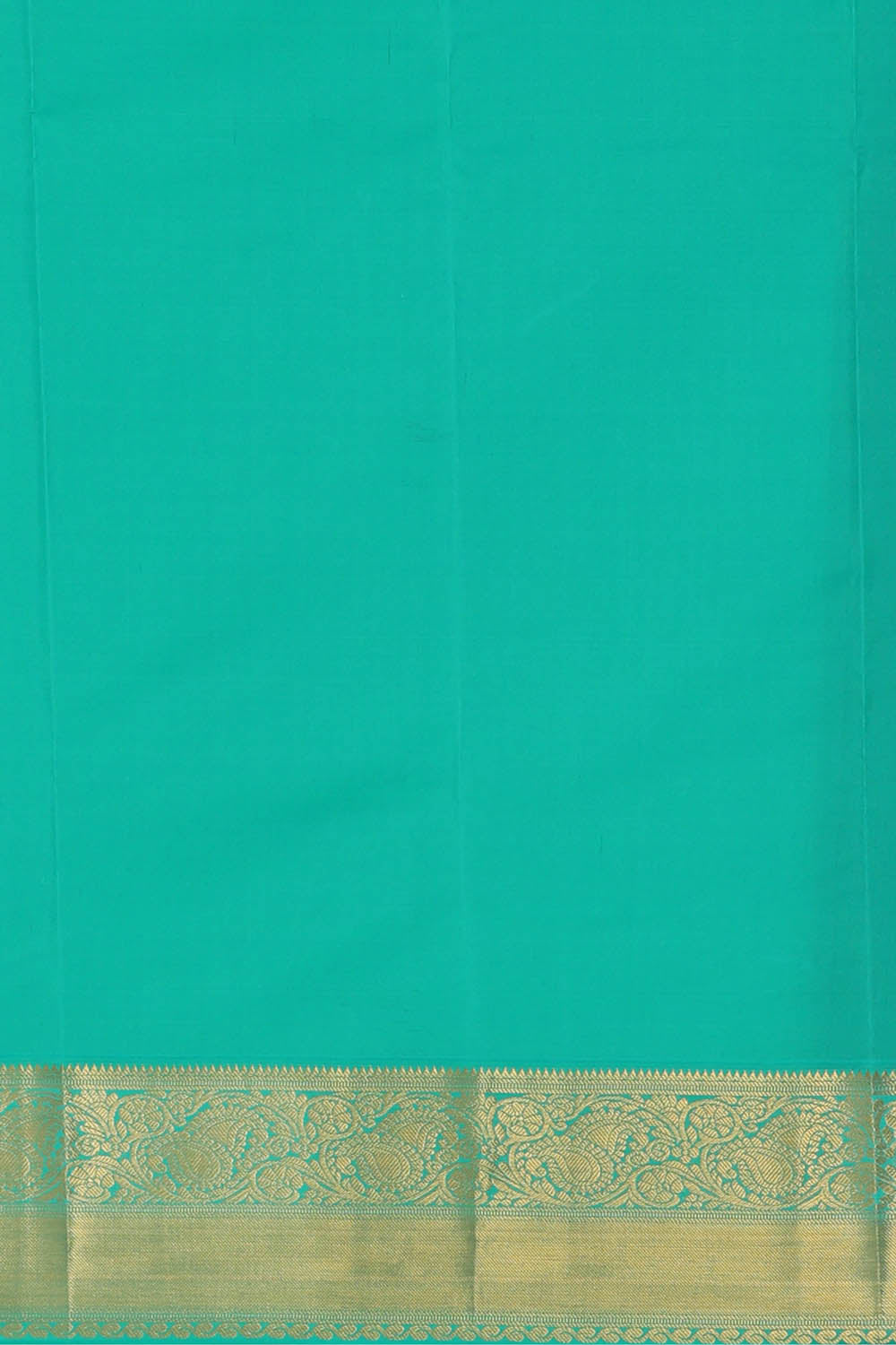 Image of Kanchipattu Silk Bottle Green Saree