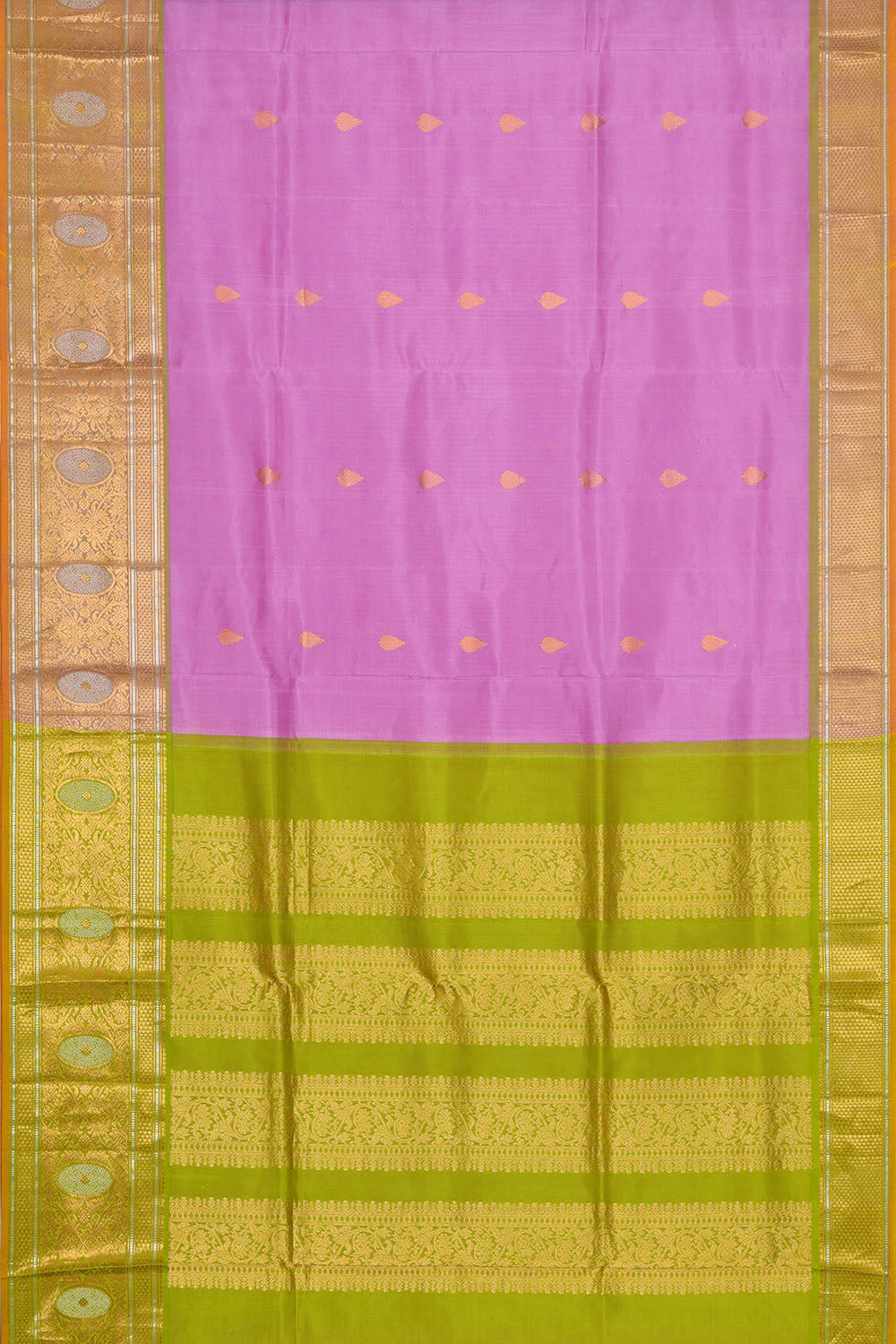 Image of Lavender South Silk Saree