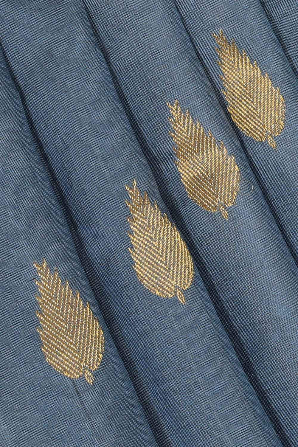 Image of Uppada Silk Grey Saree