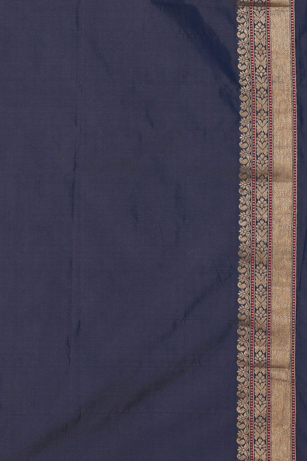 Image of Semi Banarasi Silk Sky Blue Saree