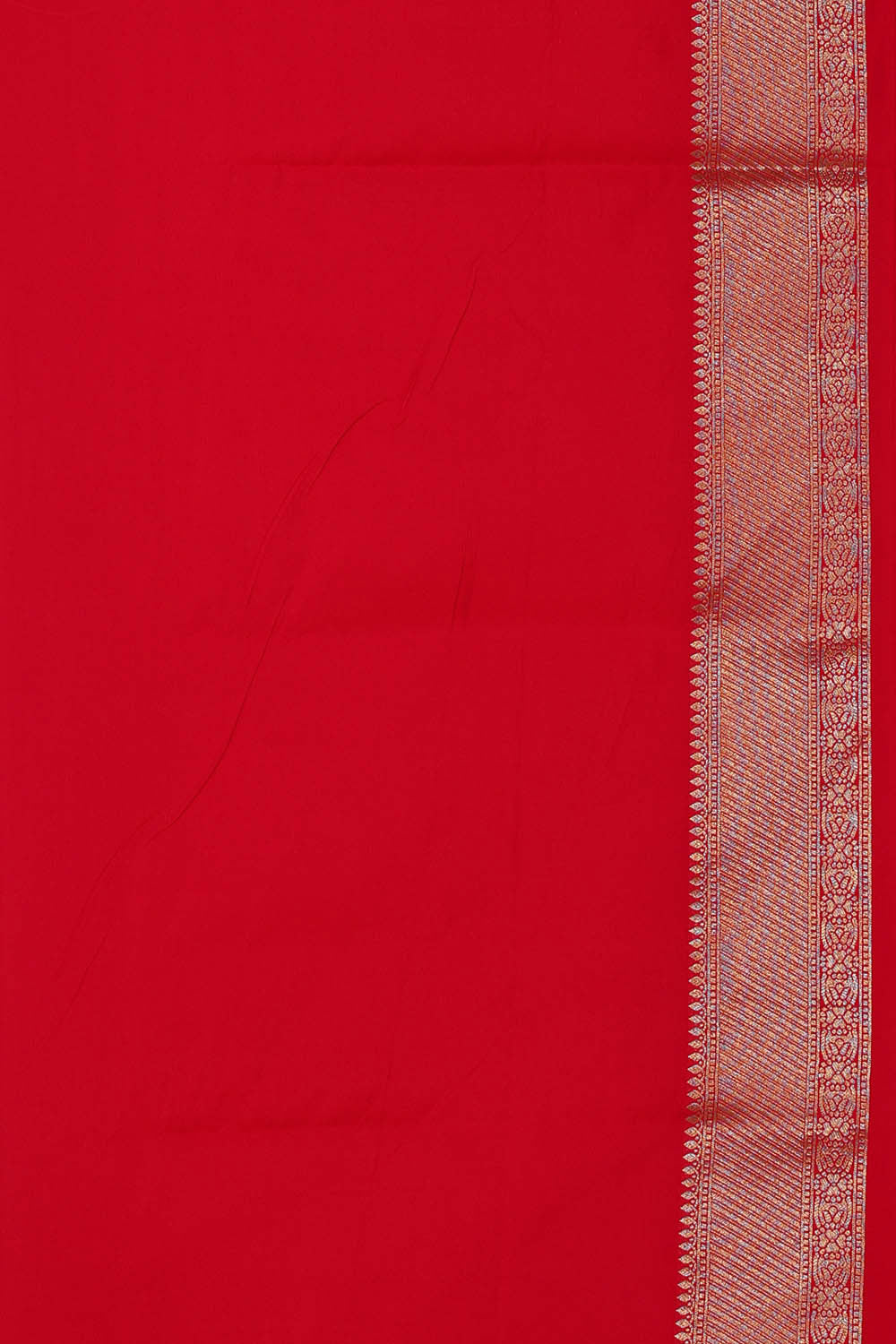 Banarasi Silk Red Saree