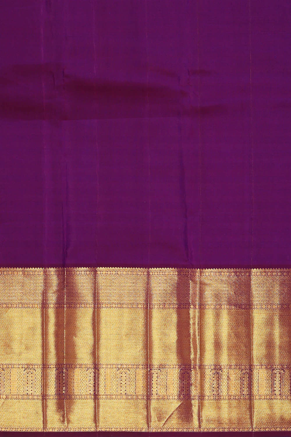 Kanchipattu Magenta Purple Brocade Saree