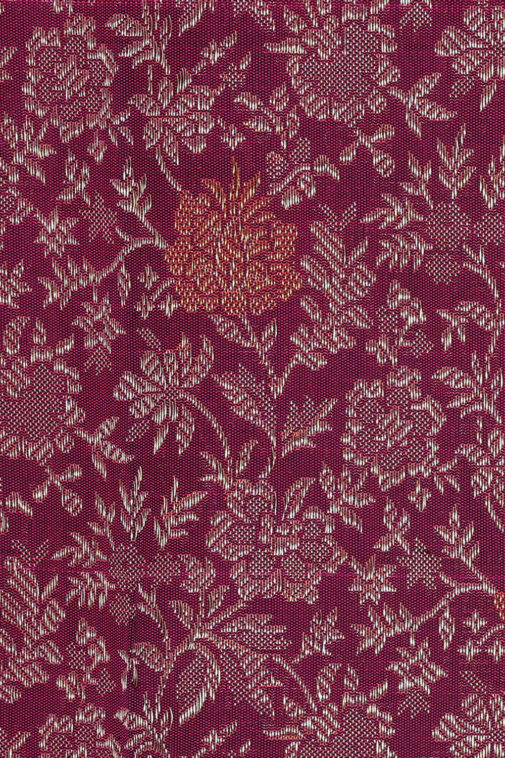 Image of Kanchipattu Purple Brocade Saree