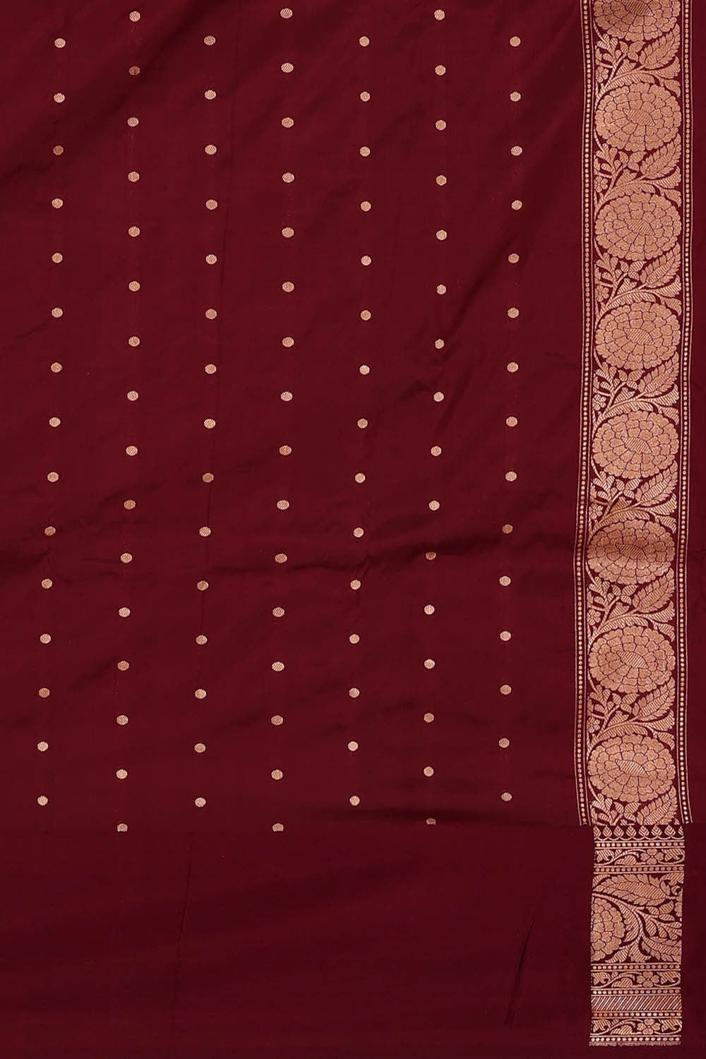 Image of Banarasi Khatan Silk Dark Mustard Yellow Saree