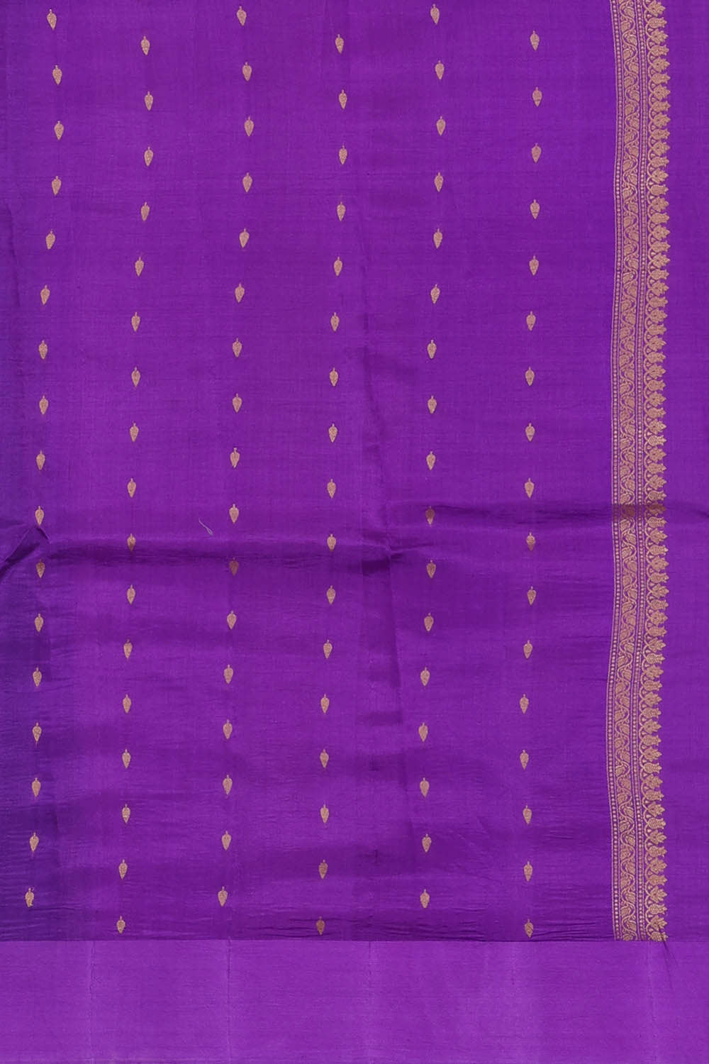 Image of Banarasi Khatan Silk Dark Navy Blue Saree