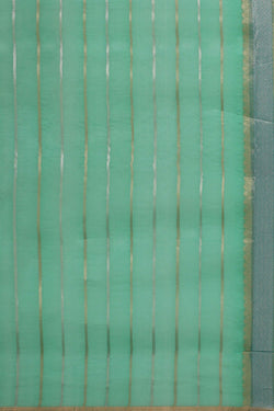 Image of Banarasi Kora Sea Green Saree