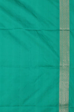 Image of Banarasi Silk Deep Sea Green Saree