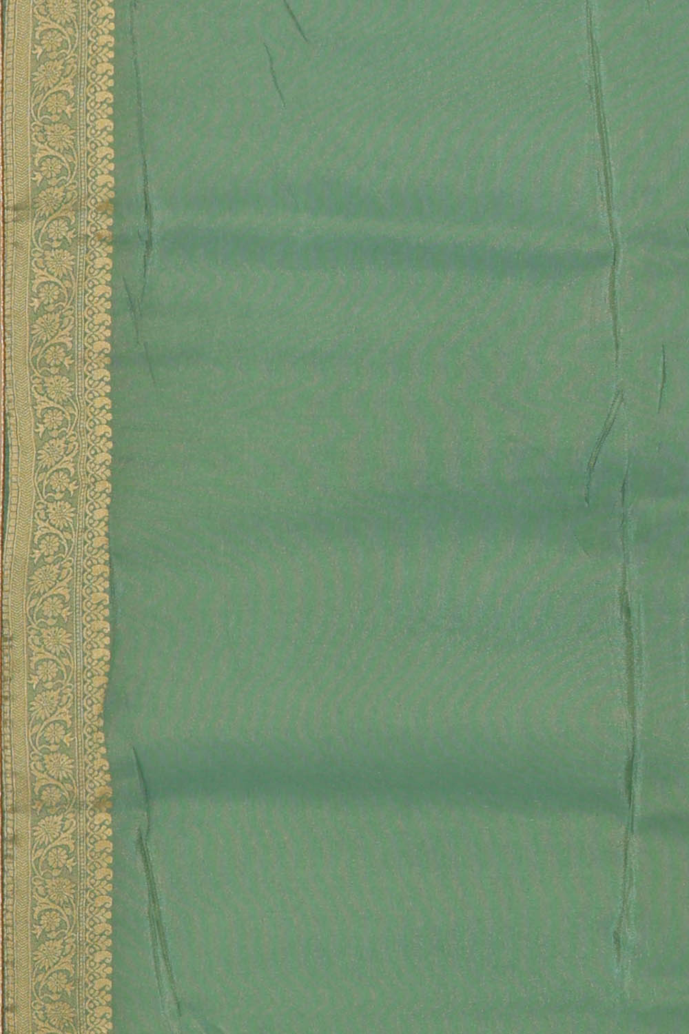 Image of Sea Blue Silk Saree
