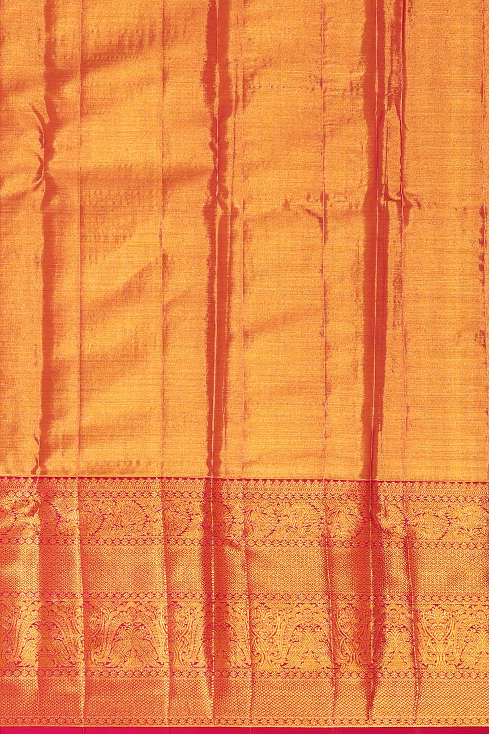 Image of Kanchipattu Dull Red Tissue Brocade Saree