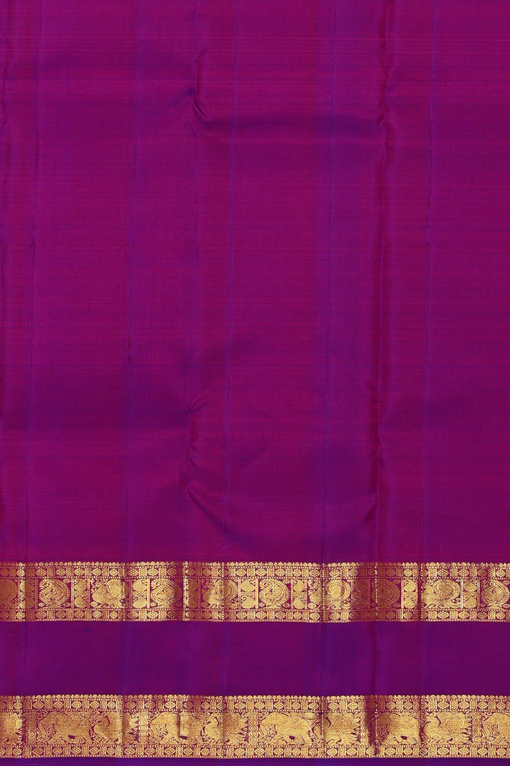 Kanchipattu Pinkish Red Brocade Saree