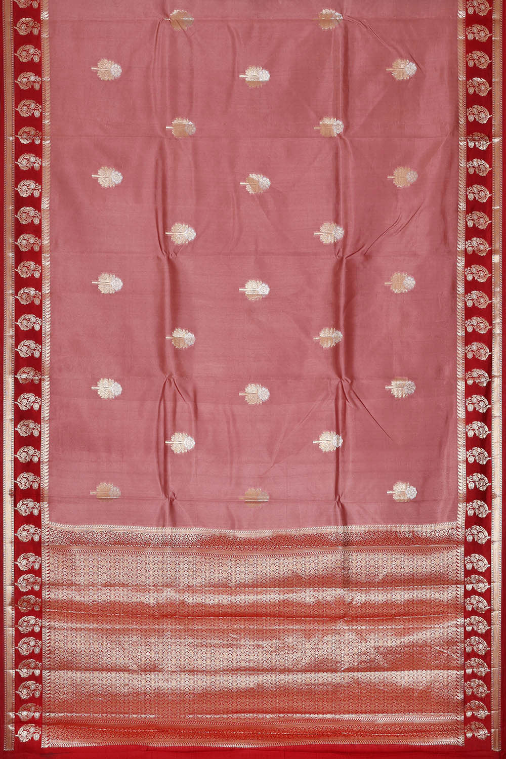 Onion Pink Silk Saree
