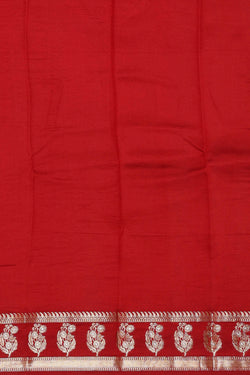 Image of Onion Pink Silk Saree