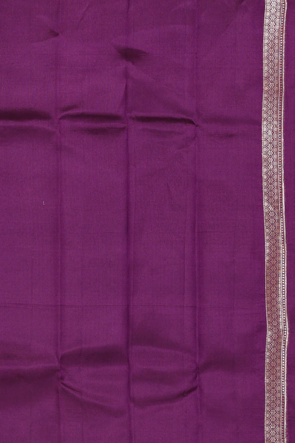Dark Lavender Silk Saree