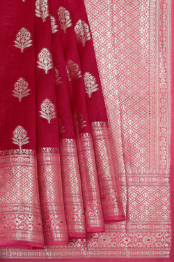 Image of Red Silk Saree