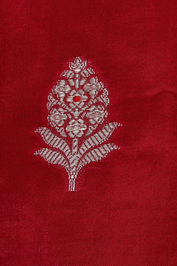 Image of Red Silk Saree