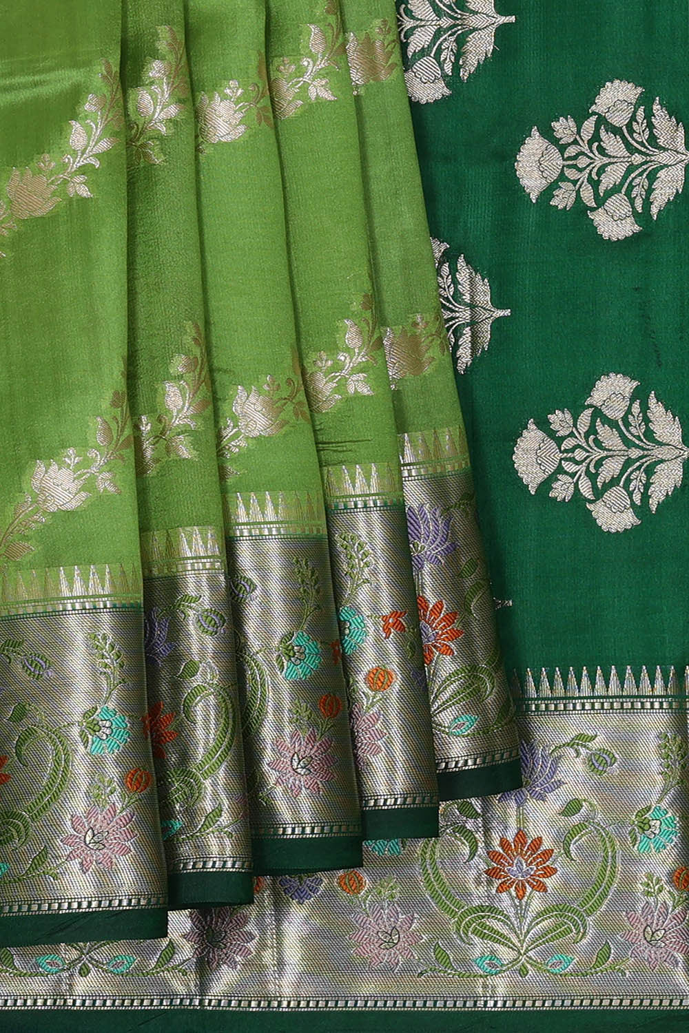 Green Silk Saree