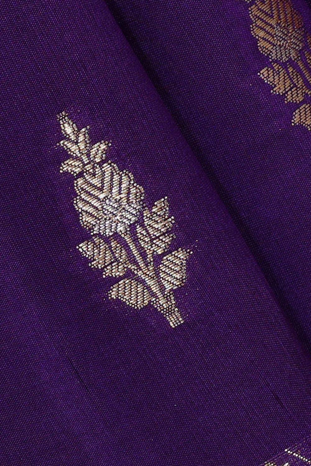 Purple Silk Saree