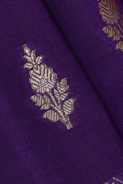 Image of Purple Silk Saree