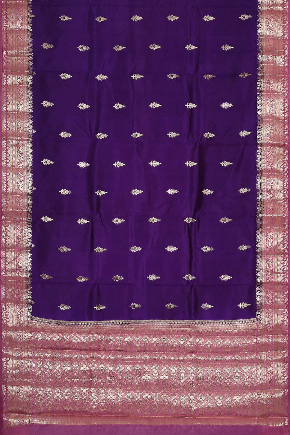 Purple Silk Saree