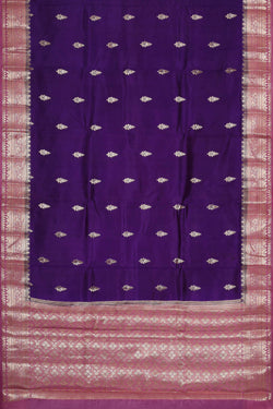 Image of Purple Silk Saree