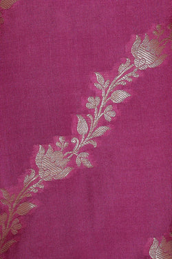 Image of Magenta Silk Saree