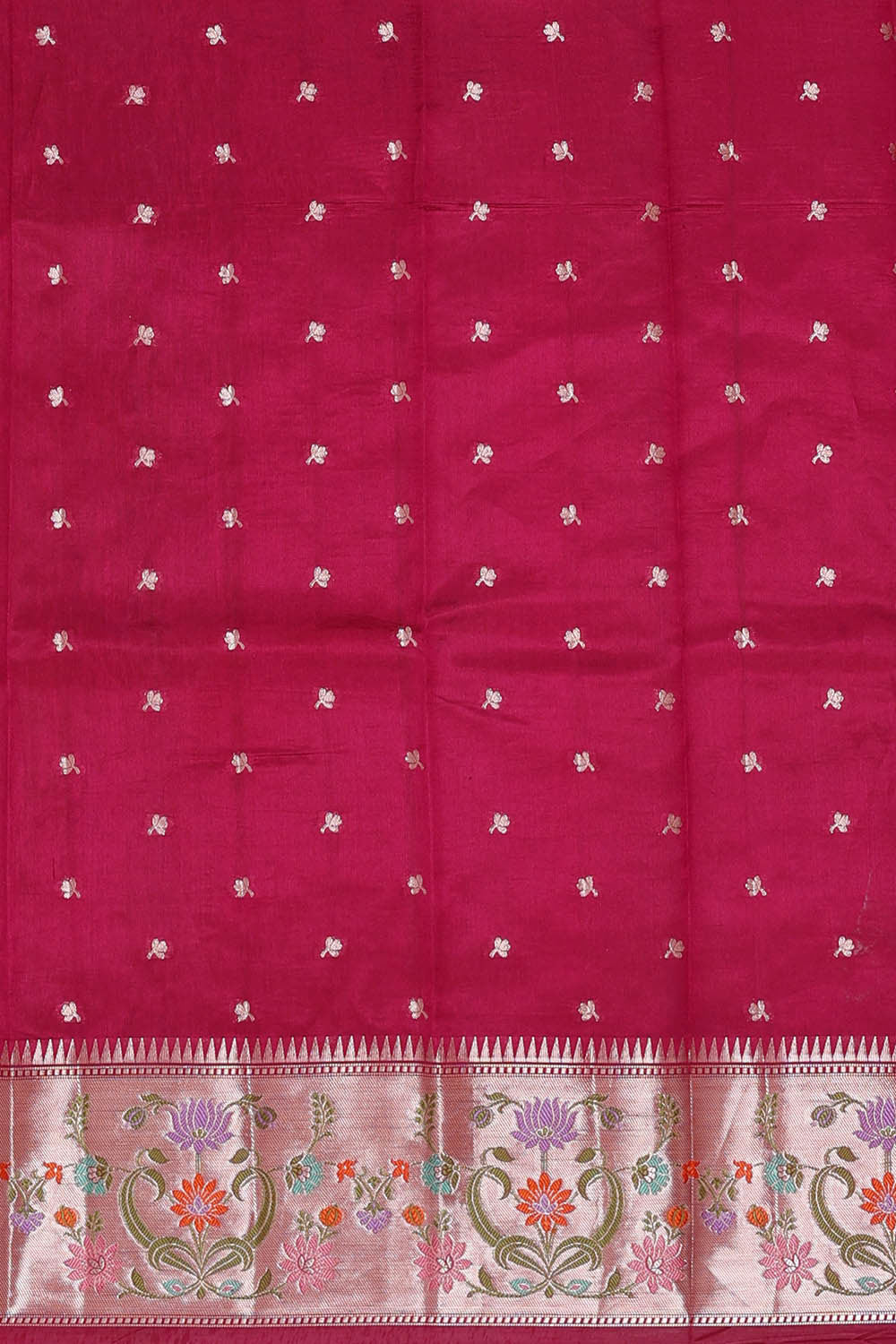 Magenta Silk Saree
