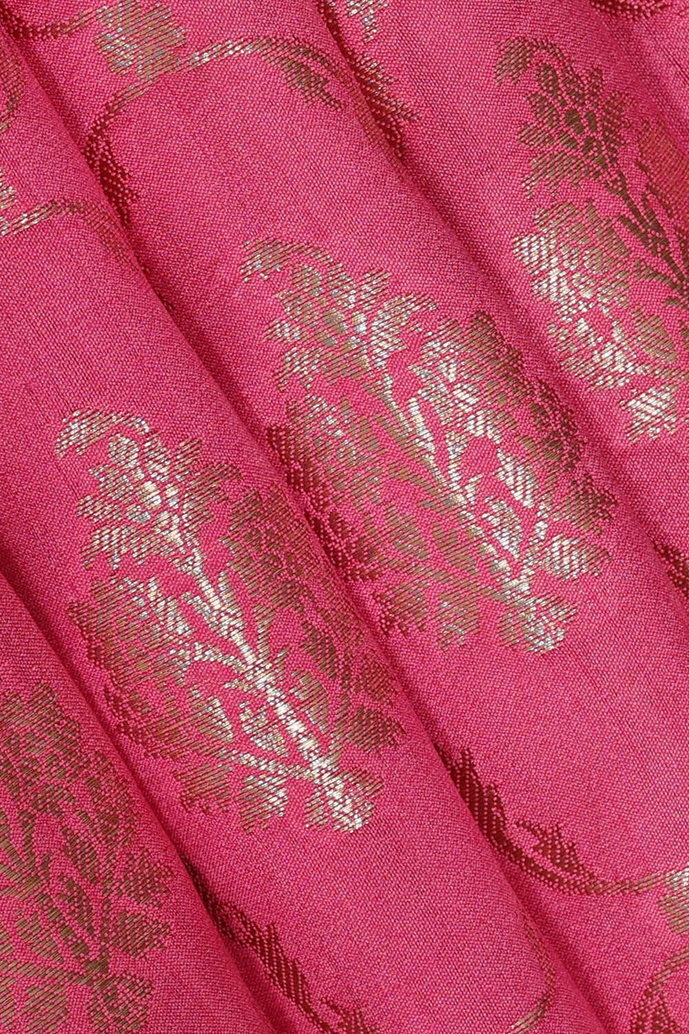 Pink Silk Saree