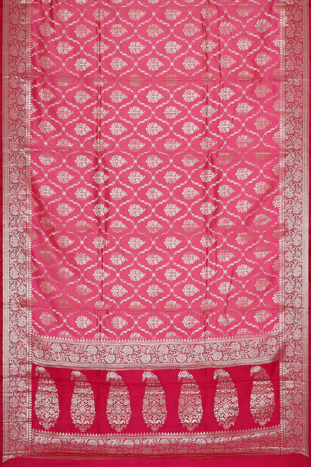 Pink Silk Saree