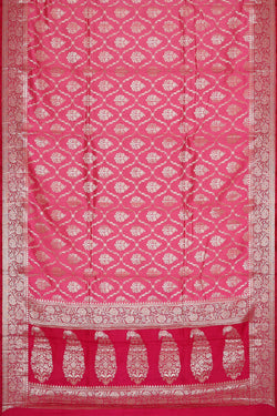 Image of Pink Silk Saree