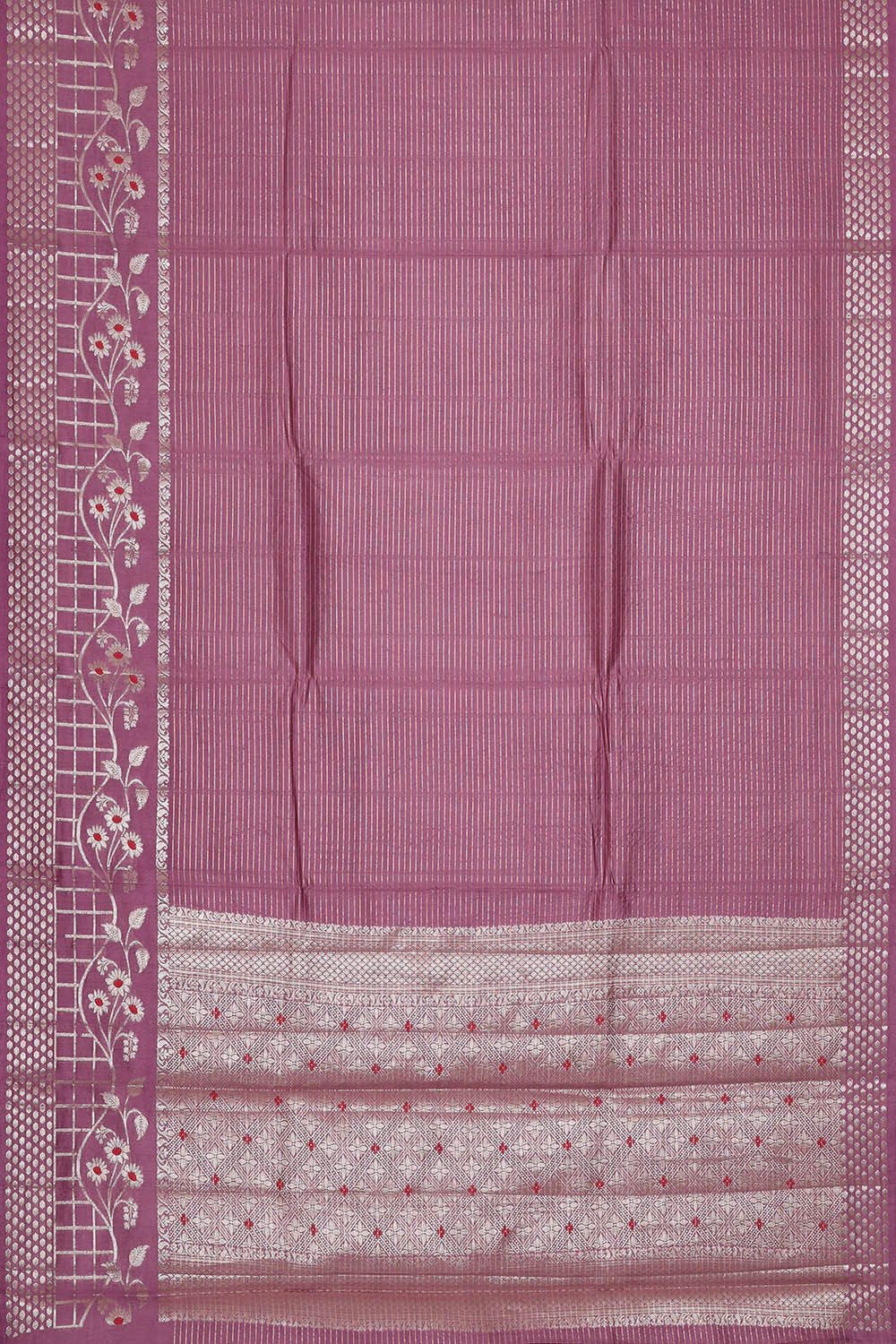 Lavender Silk Saree