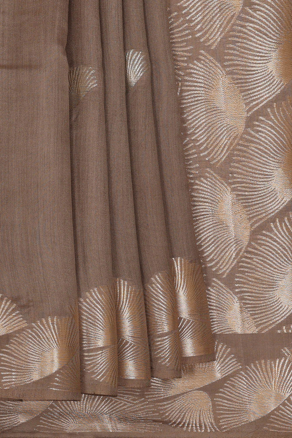 Brown Silk Saree