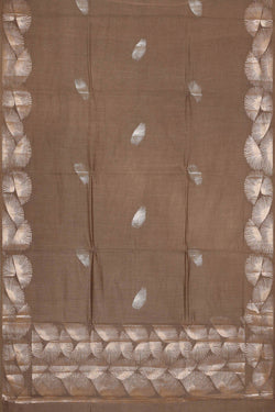 Image of Brown Silk Saree