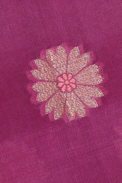Image of Rose Pink Silk Saree