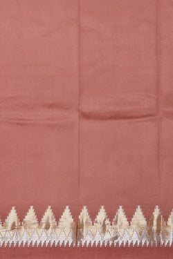 Image of Onion Pink Silk Saree
