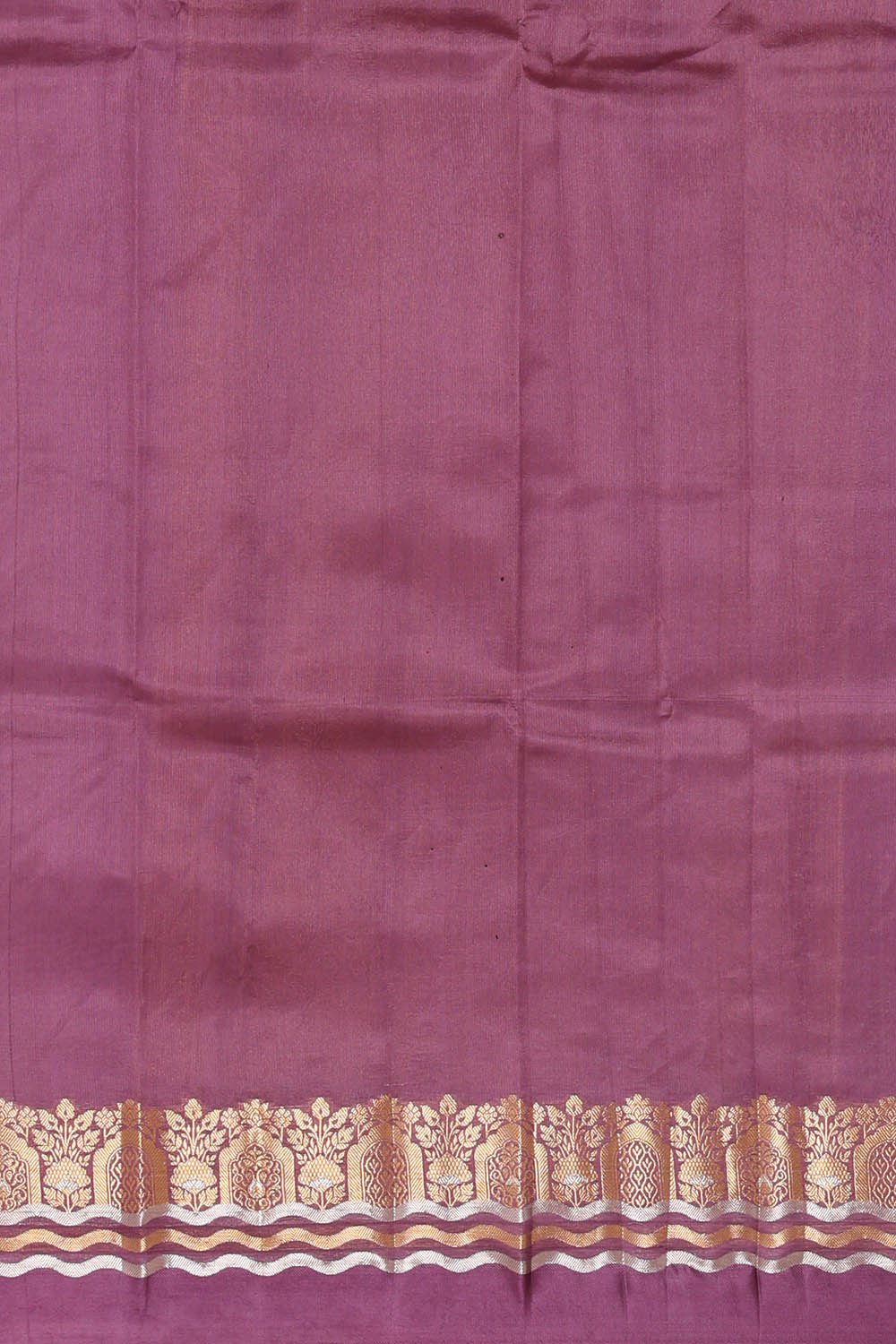 Dark Lavender Silk Saree