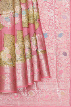 Image of Pink Silk Saree