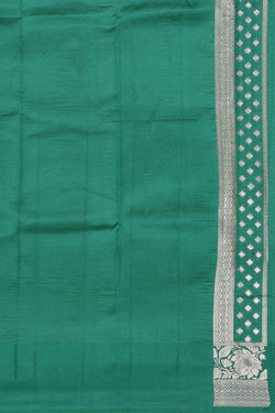 Image of Jade Green Silk Saree
