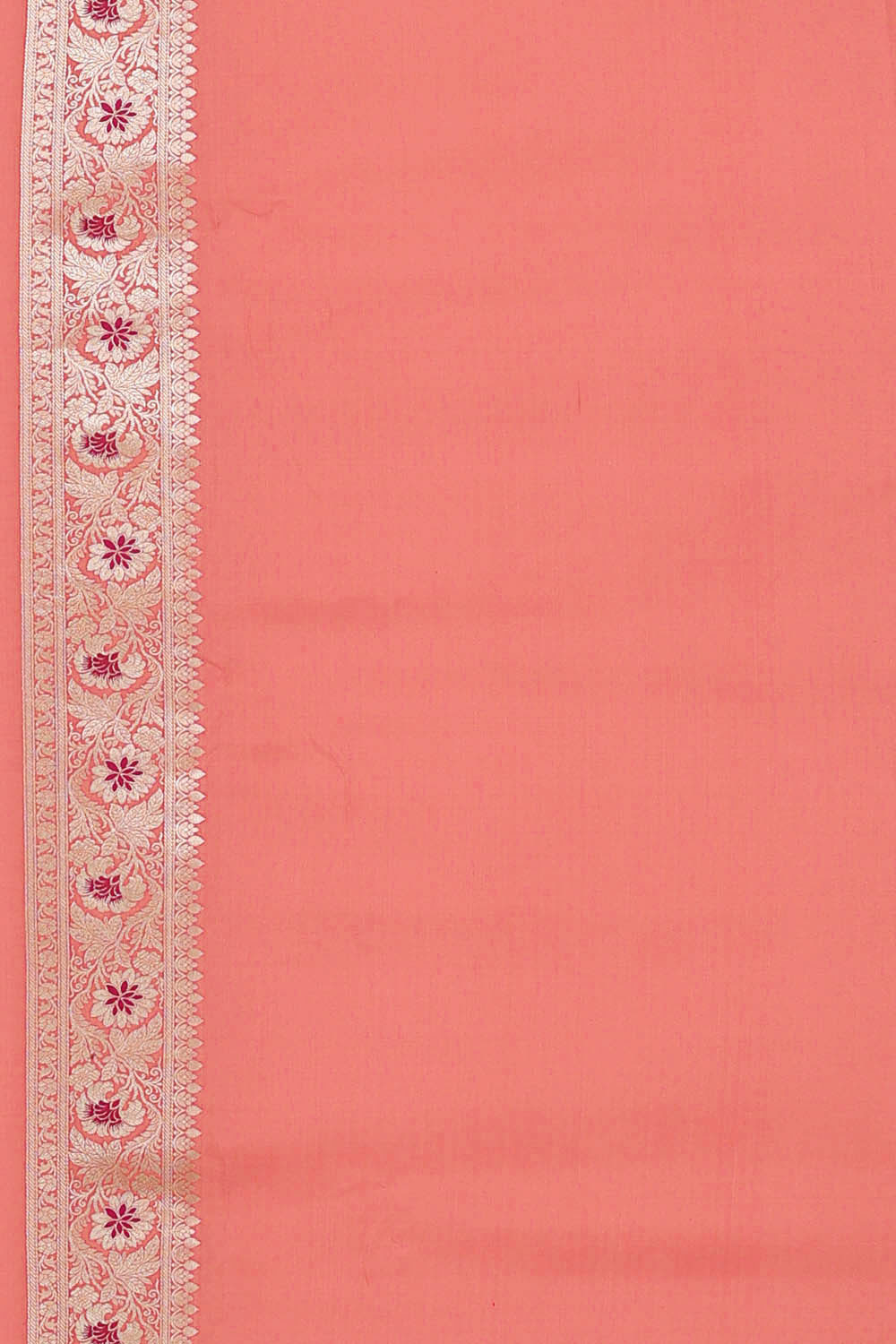 Banarasi Silk Peach Saree