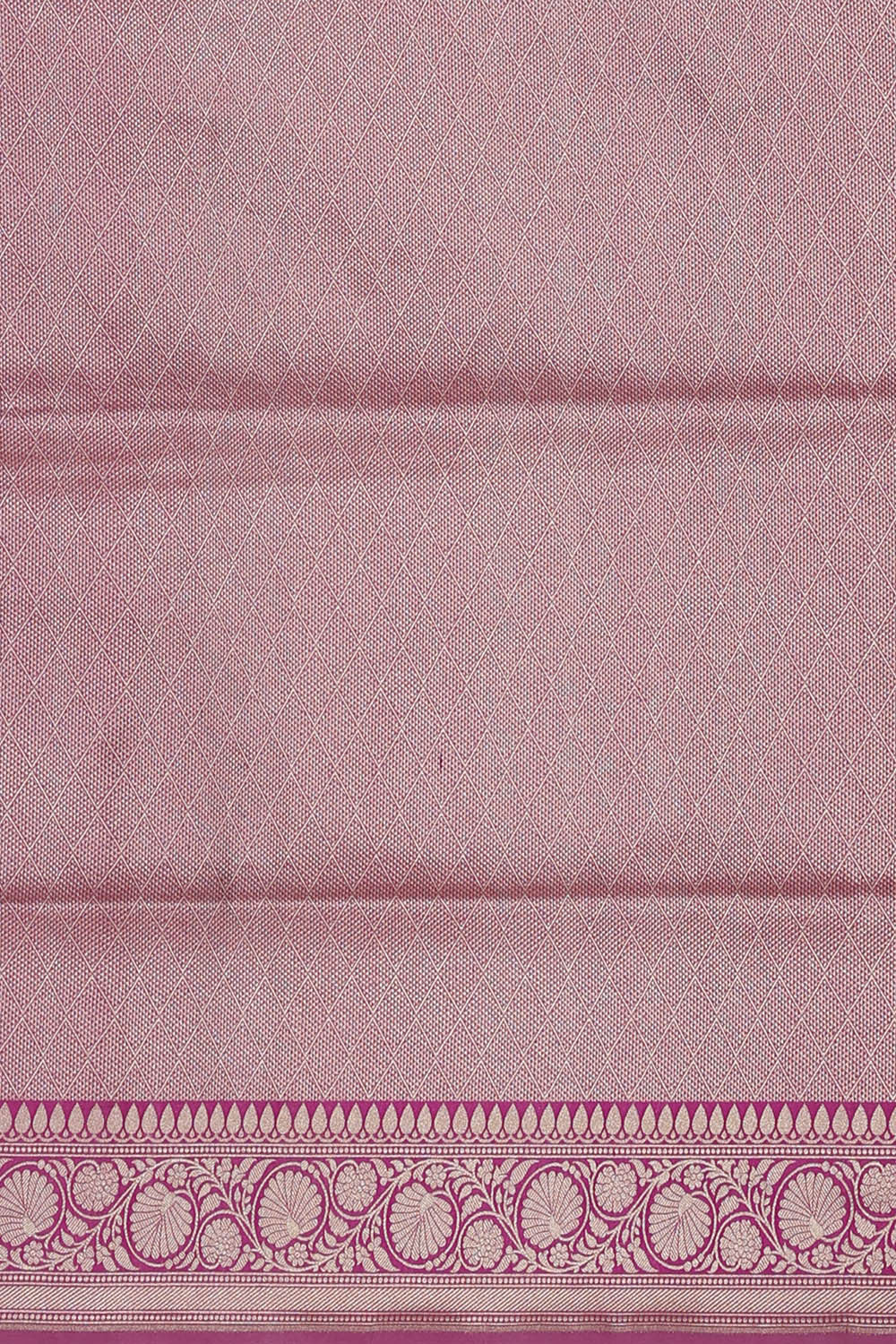 Image of Banarasi Silk Dark Lavender Saree