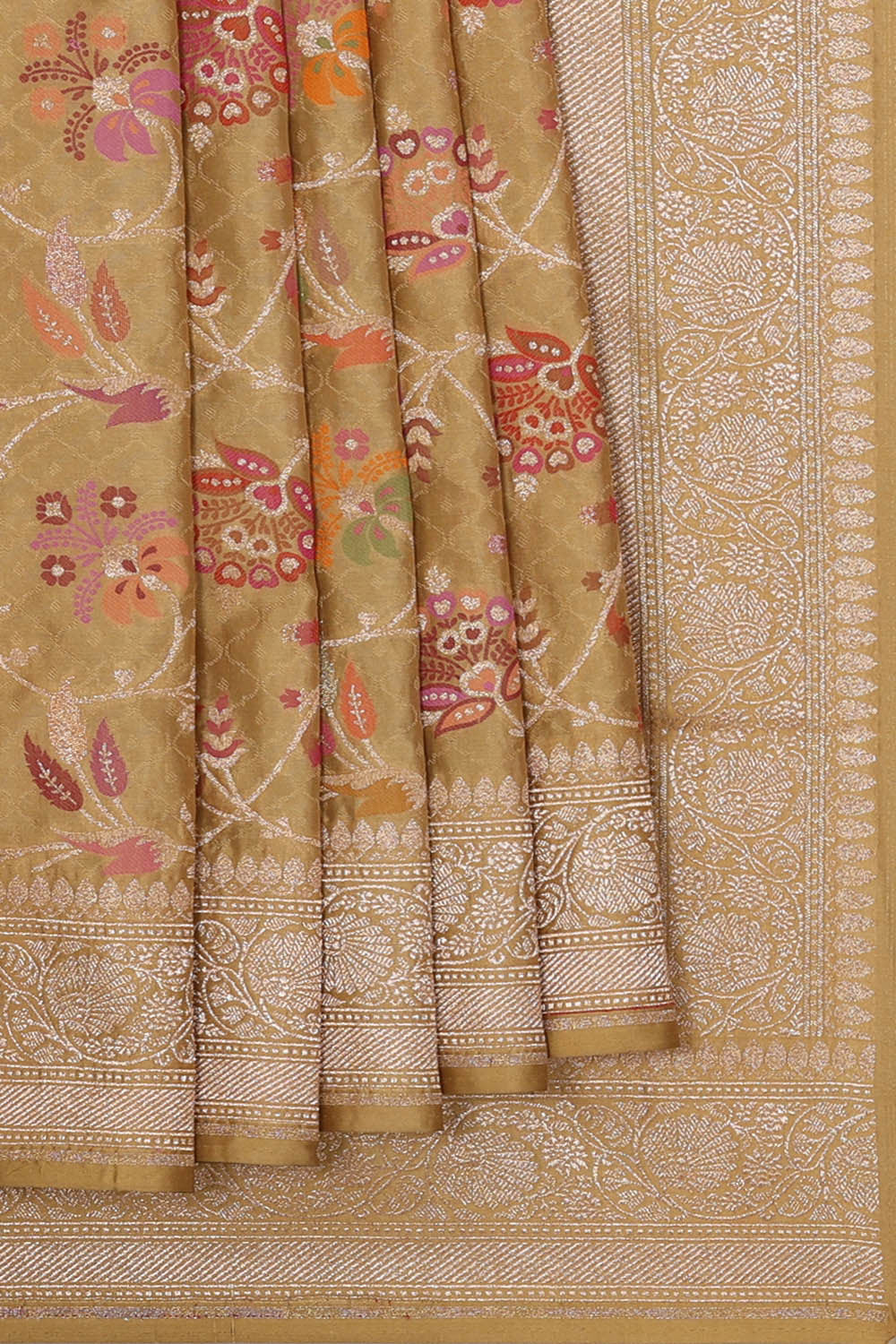 Banarasi Silk Dark Gold Saree